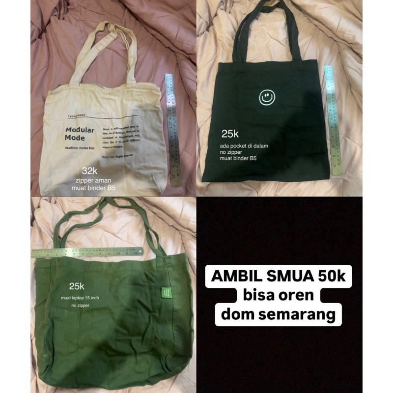Preloved Totebag Kuliah