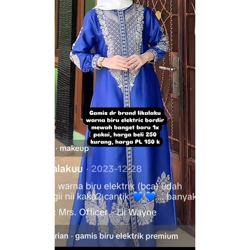 PRELOVED ABAYA BERMEREK