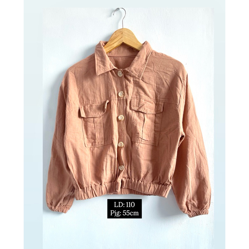 Sweater top kemeja