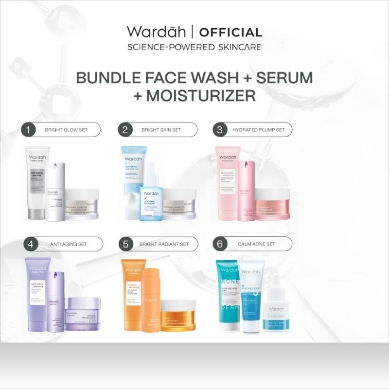 WARDAH[3pcs]PaketGelMoisturizer