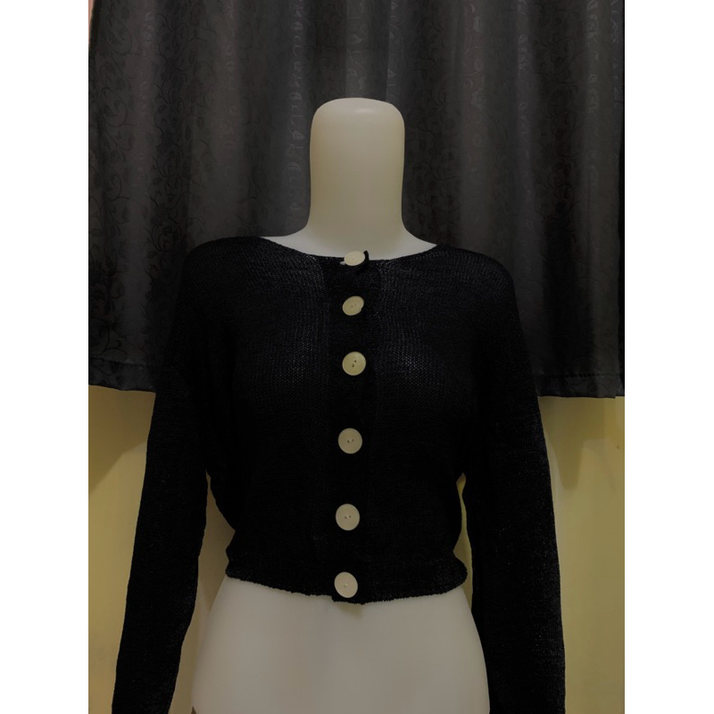Knit cardigan rajut