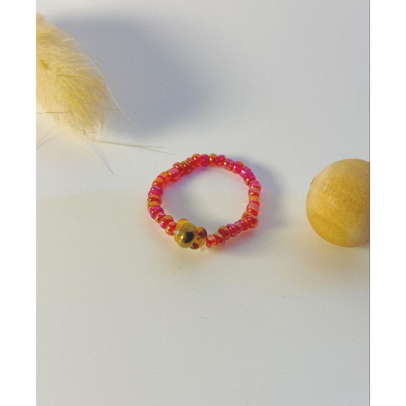 Cincin Manik manik - Small Flower