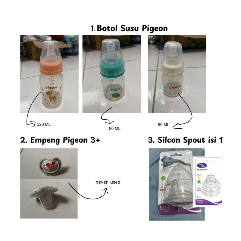 Empeng (Pacifier) / Botol Susu / Silicon Spout