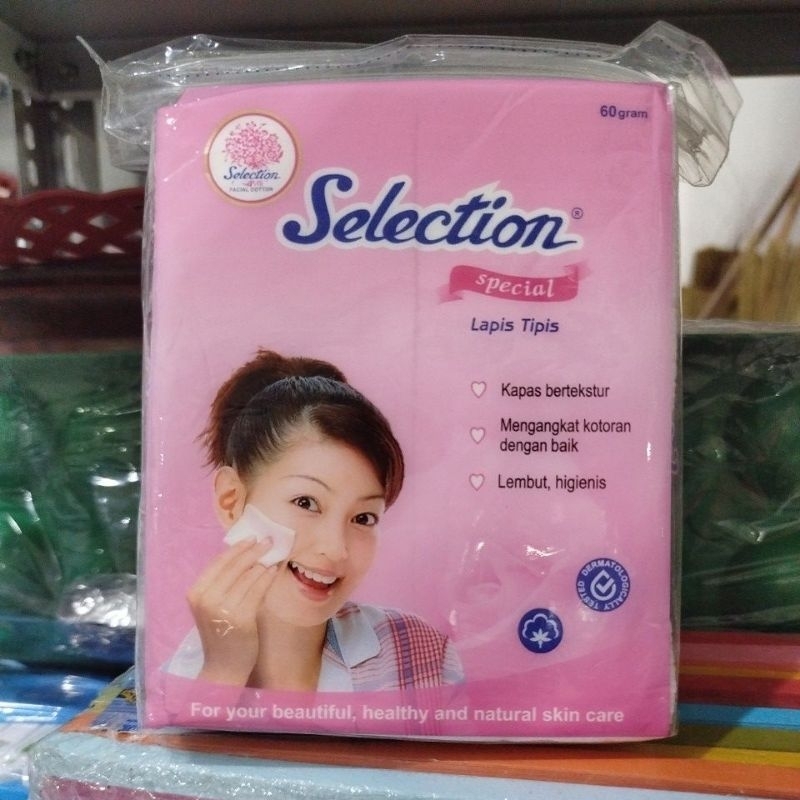 kapas selection special lapis tipis 60 gram