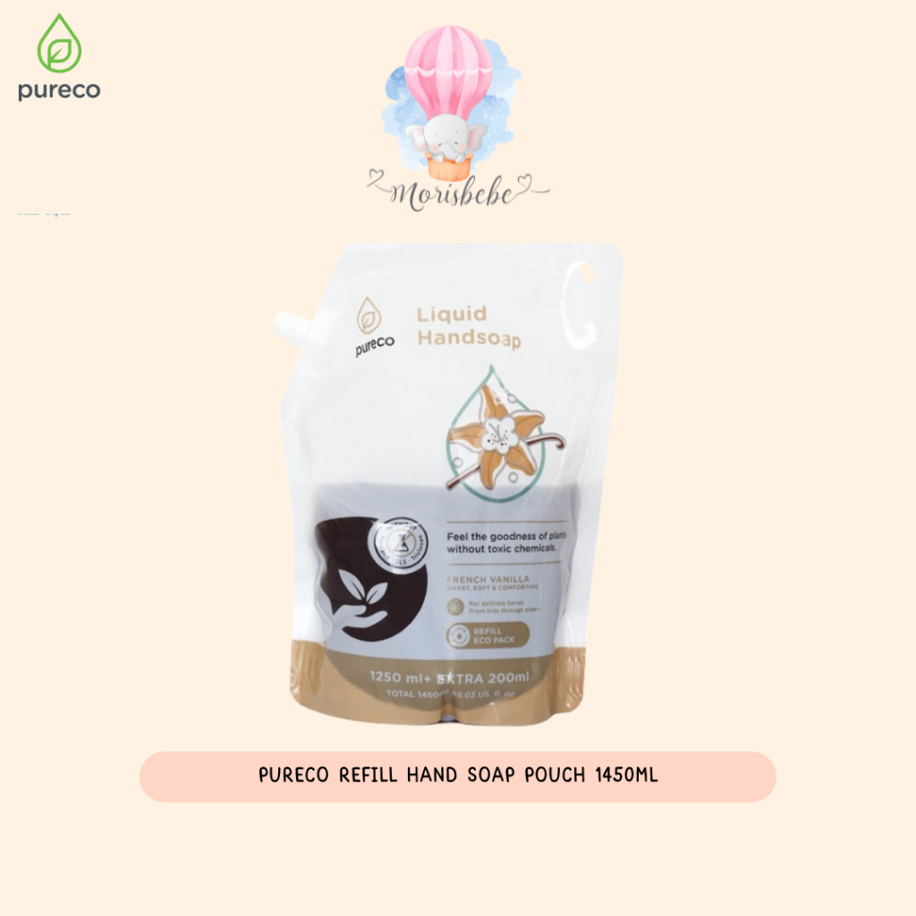 PURECO REFILL HAND SOAP POUCH 1450ML