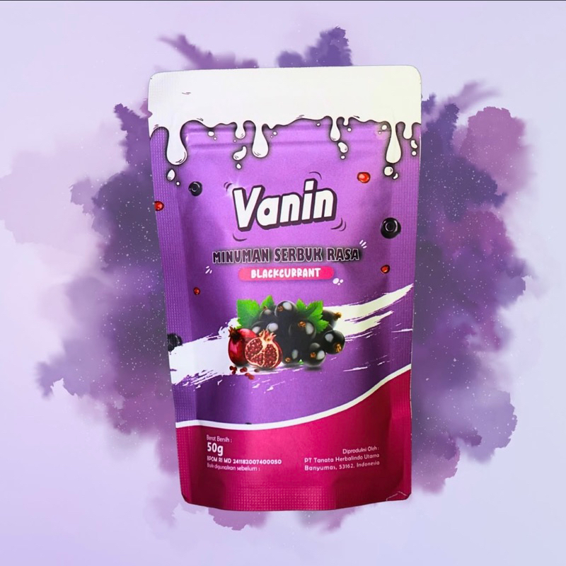 VANIN Glo Blackcurrant Collagen drink