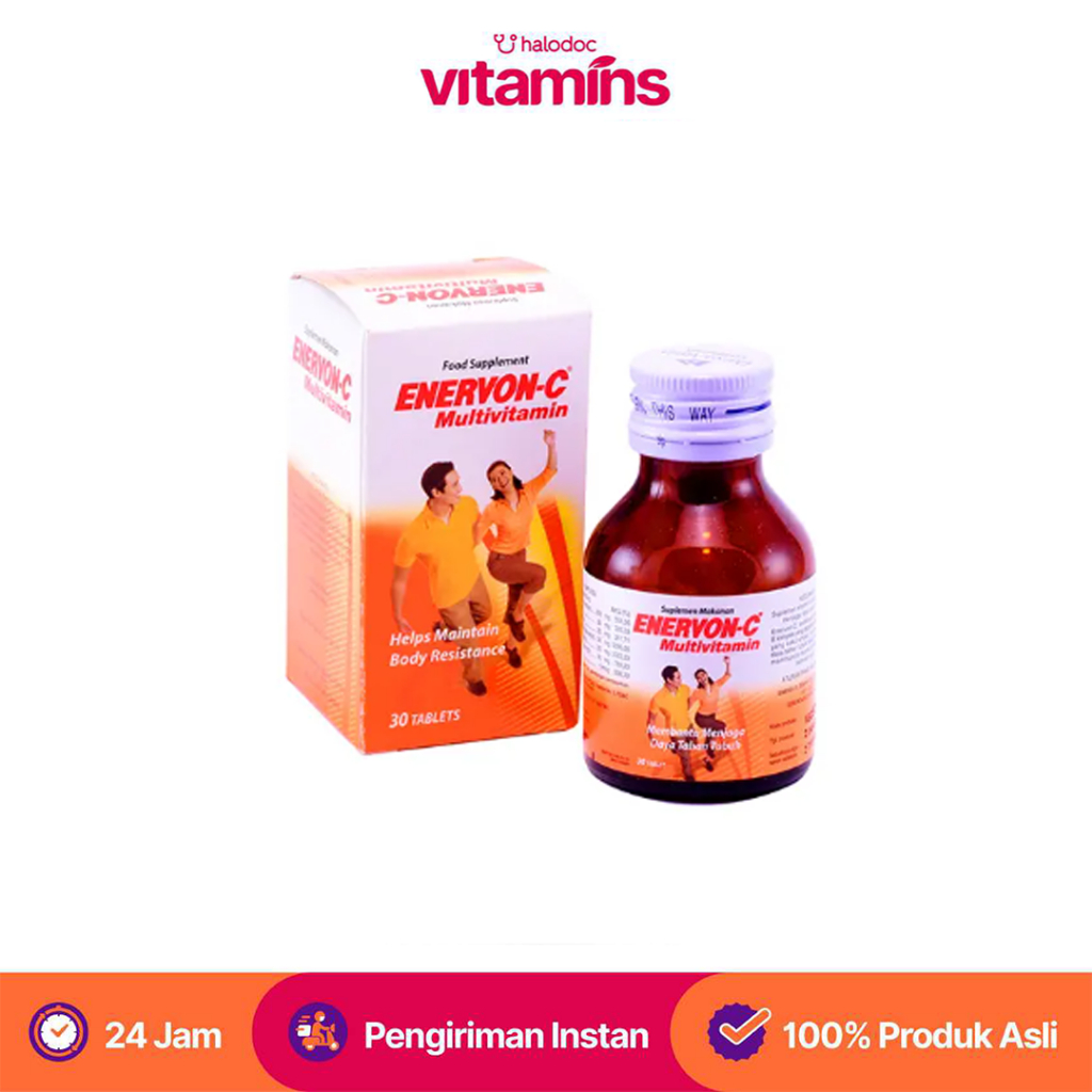 Enervon-C Suplemen Multivitamin isi 30 Tablet