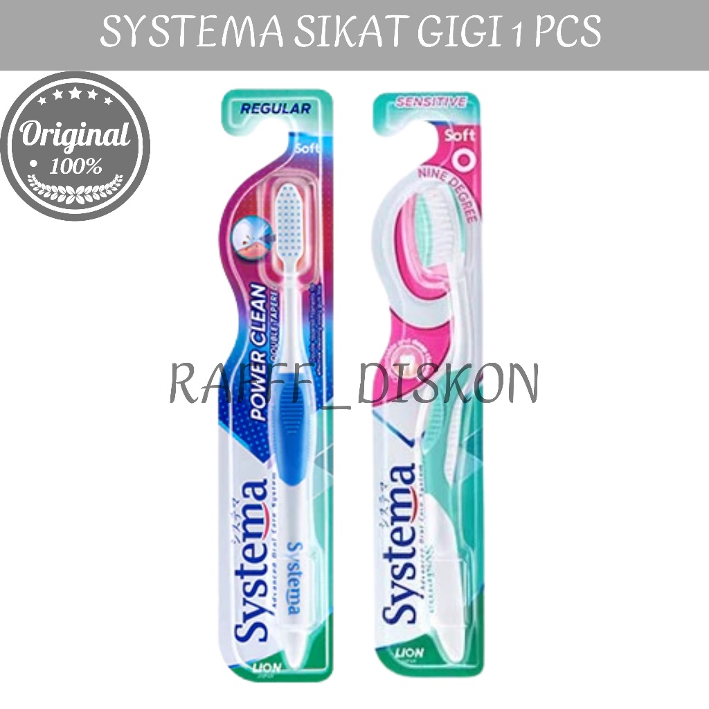 SYSTEMA SIKAT GIGI 1 PCS - REGULAR - SENSITIVE