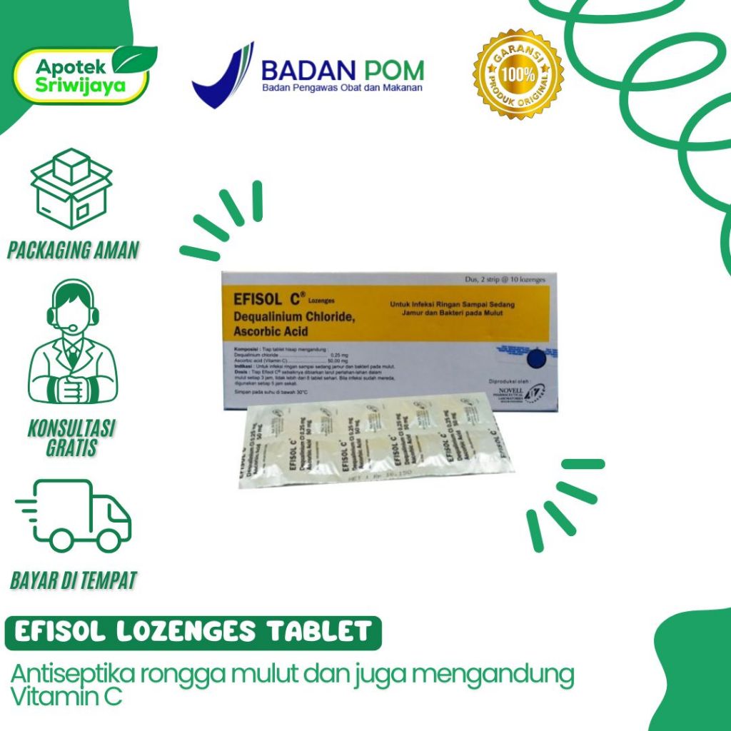 EFISOL LOZENGES 10 TABLET