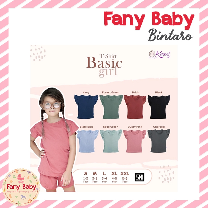 KAZEL TSHIRT BASIC GIRL 1PCS