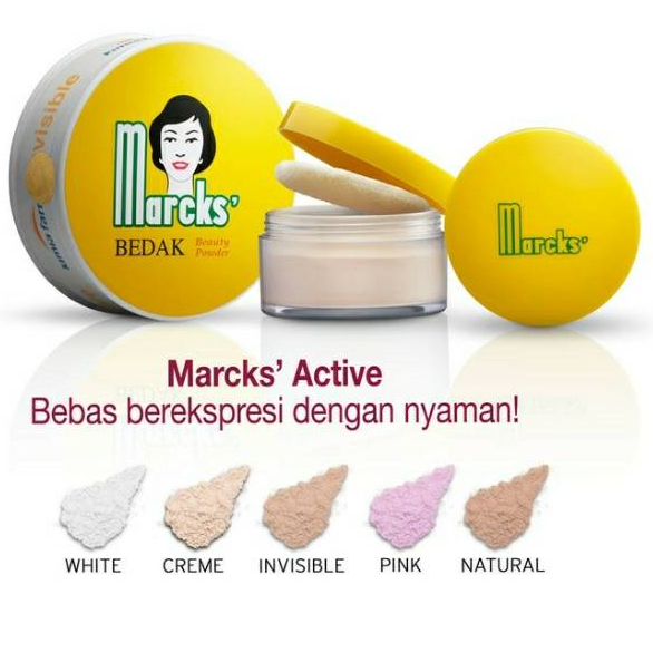 Bedak Marcks 40 gr bedak tabur all variant