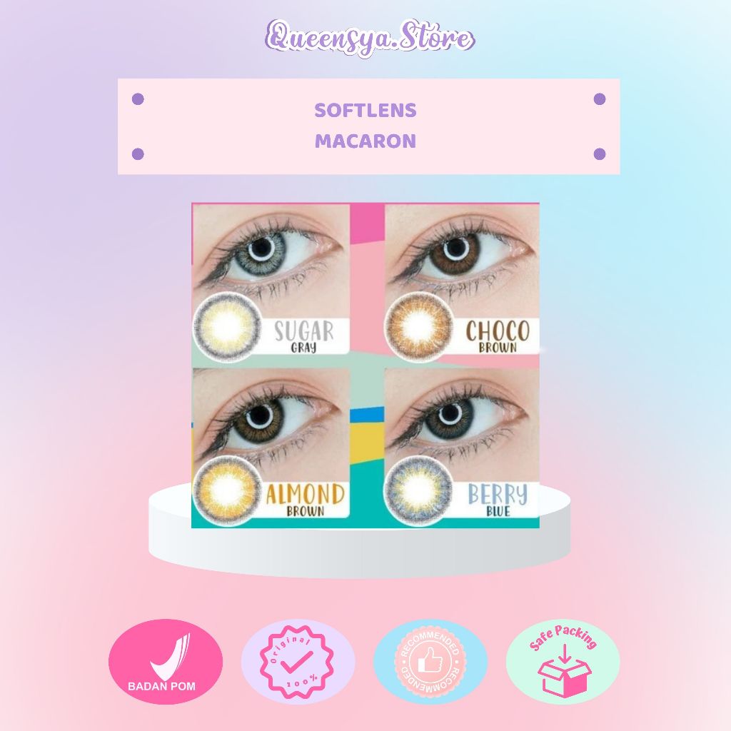 MACARON Softlens Normal DIA 14.5mm - BPOM