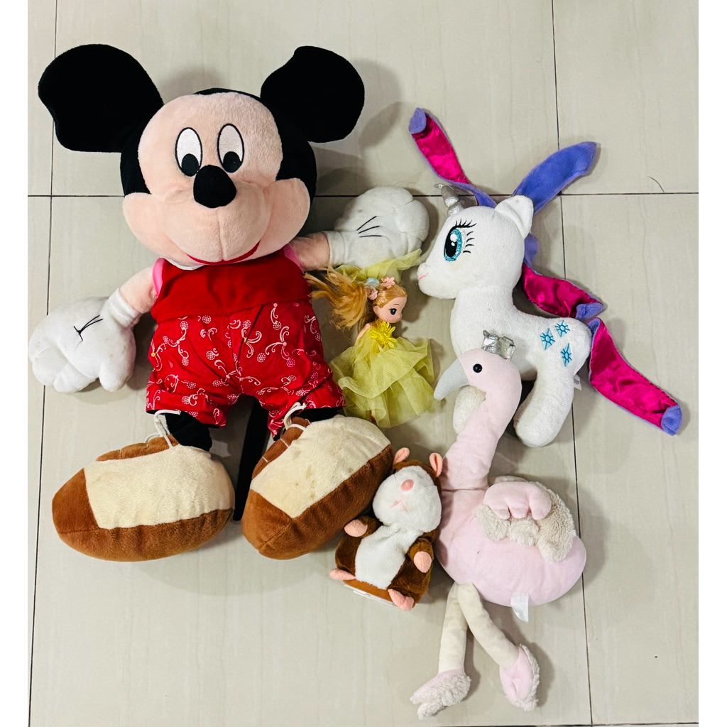 preloved paket boneka mickey set