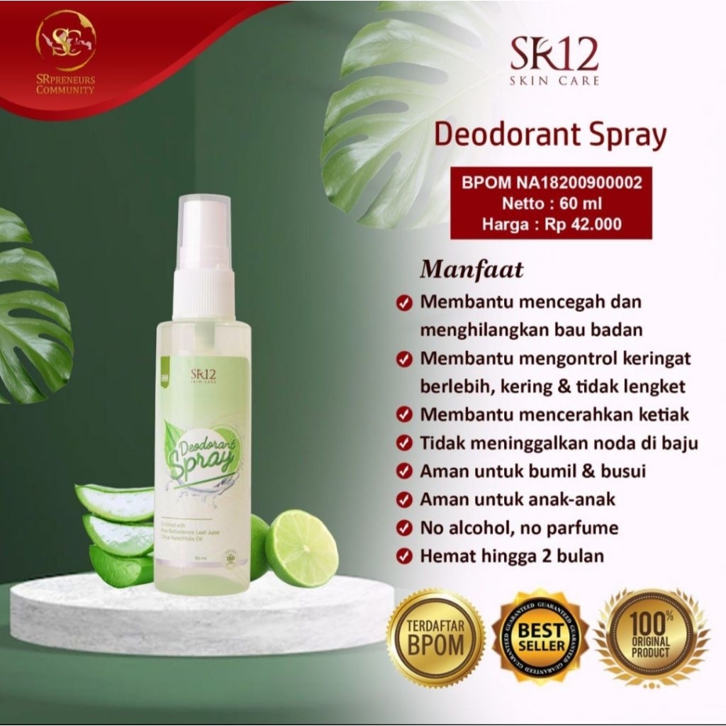 Deodorant Spray Reguler sr12