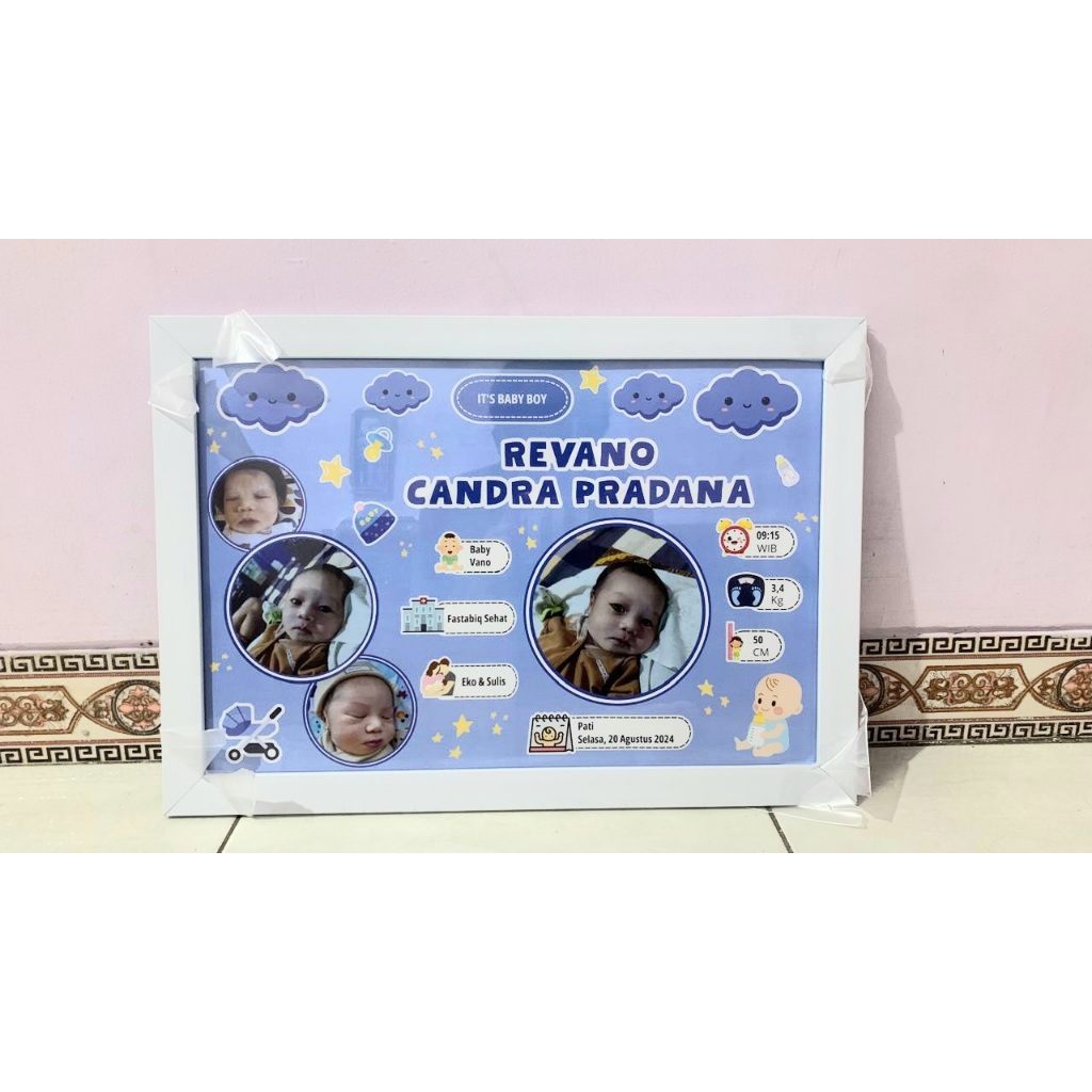 Biodata Bayi 2D Termurah Bebas Request Desain