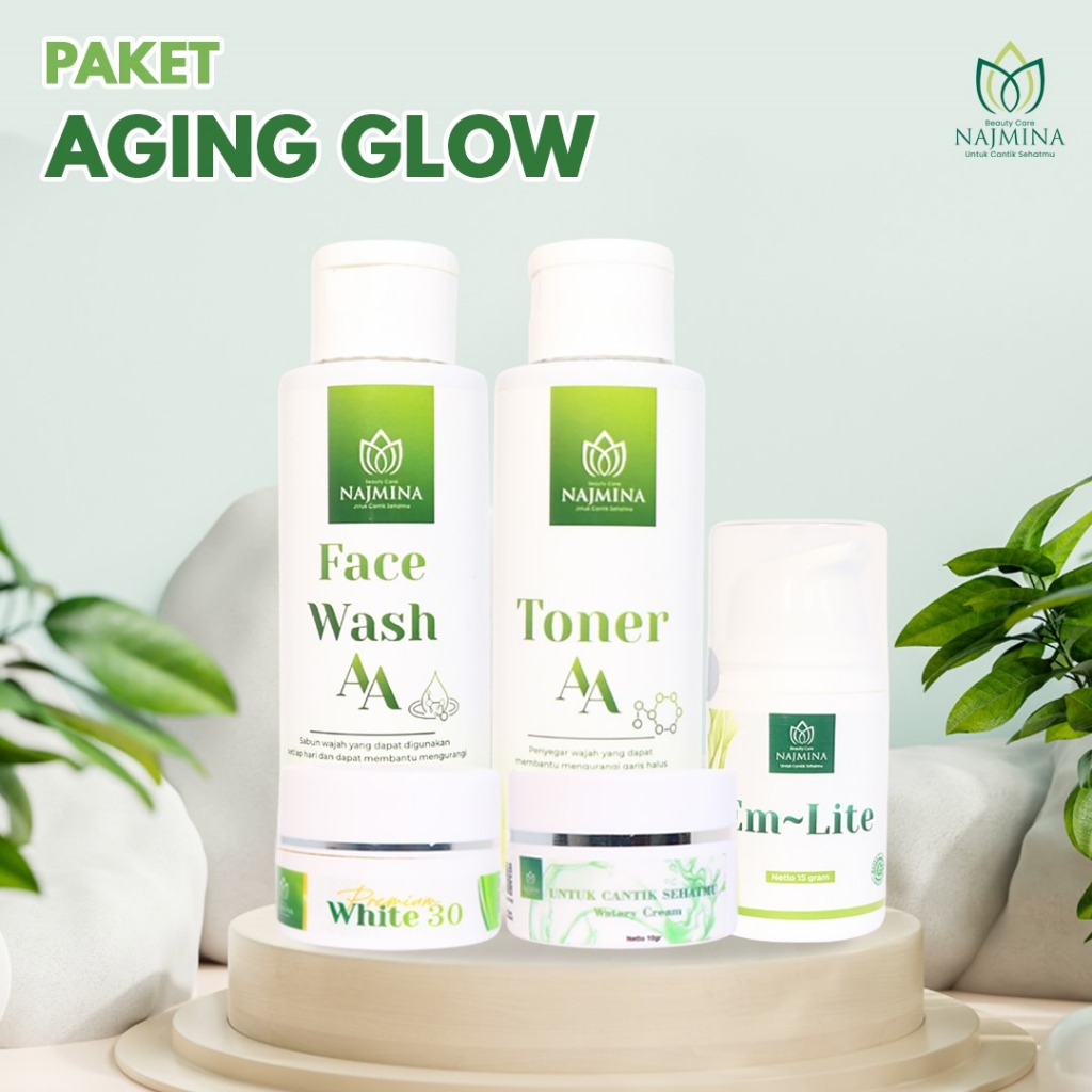 PAKET AGING GLOW by Najmina