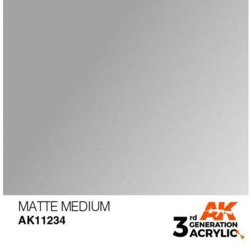 MATTE MEDIUM AK11234 - cat model kit paint