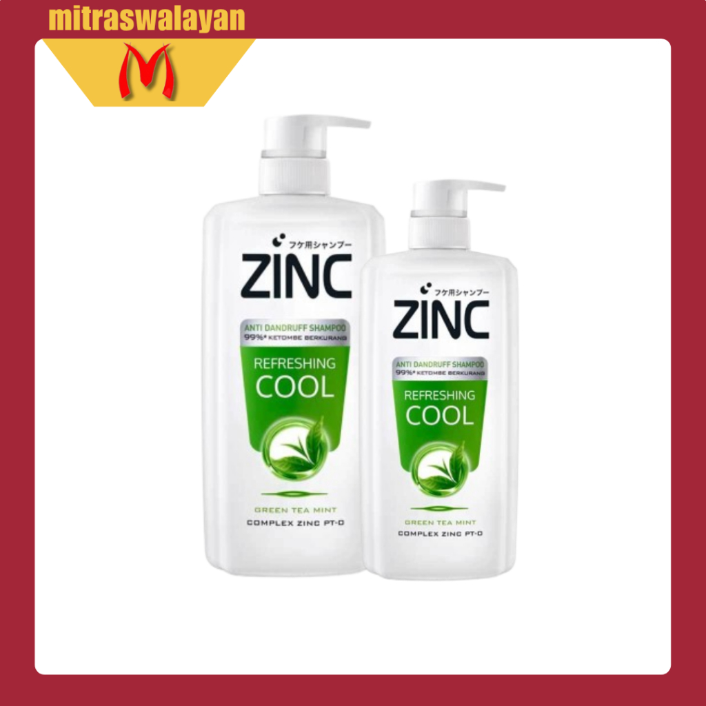 ZINC Shampoo Refreshing Cool Pump 450ml