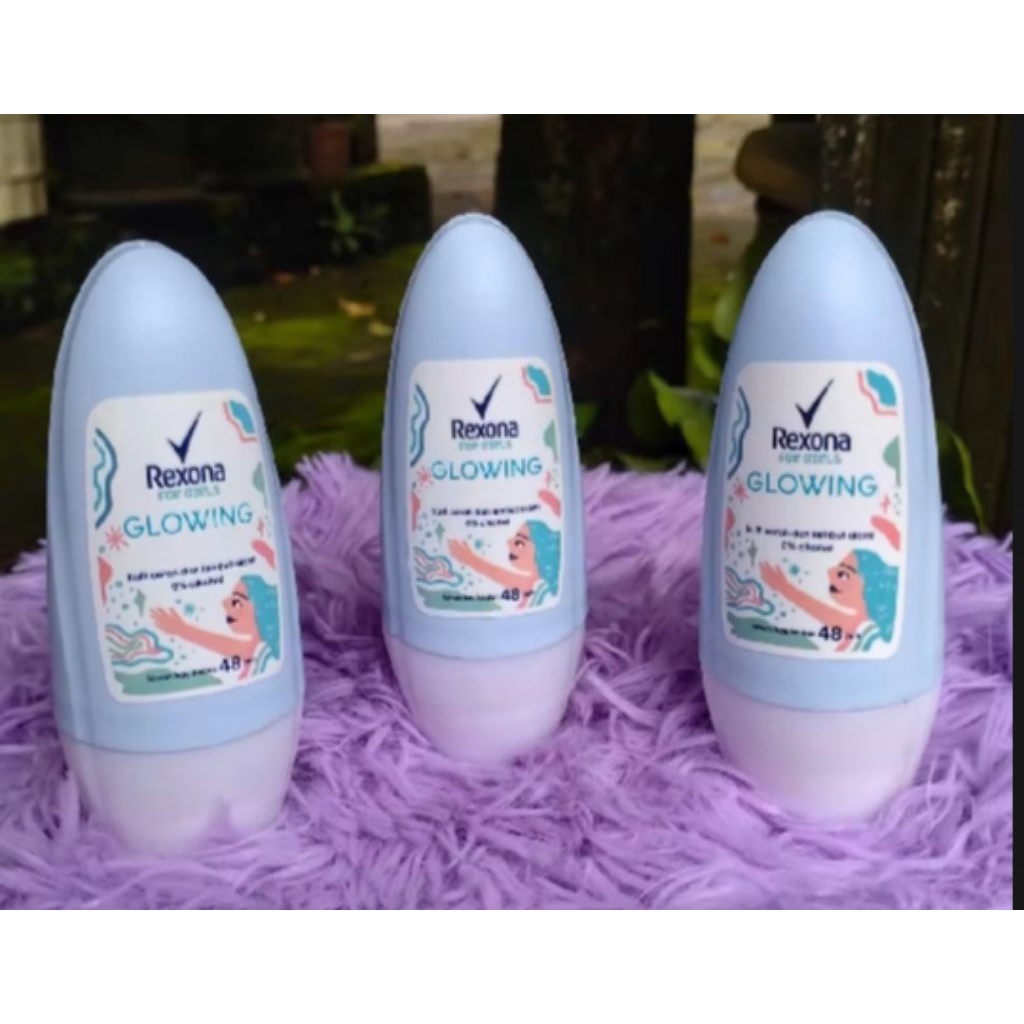 rexona roll glowing biru 40 ml