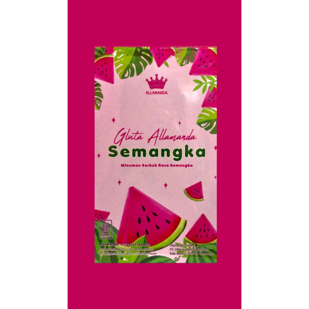 gluta allamanda semangka