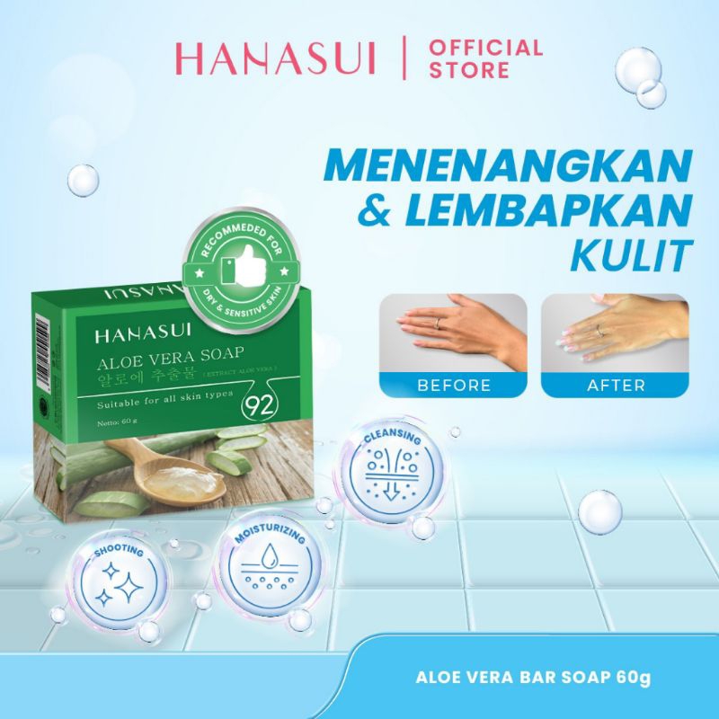 Hanasui Soap Bar -60gr