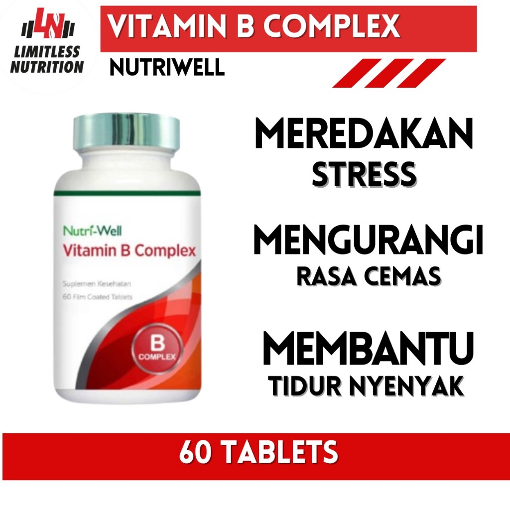 Nutriwell Vitamin B Complex - 60 Tablets