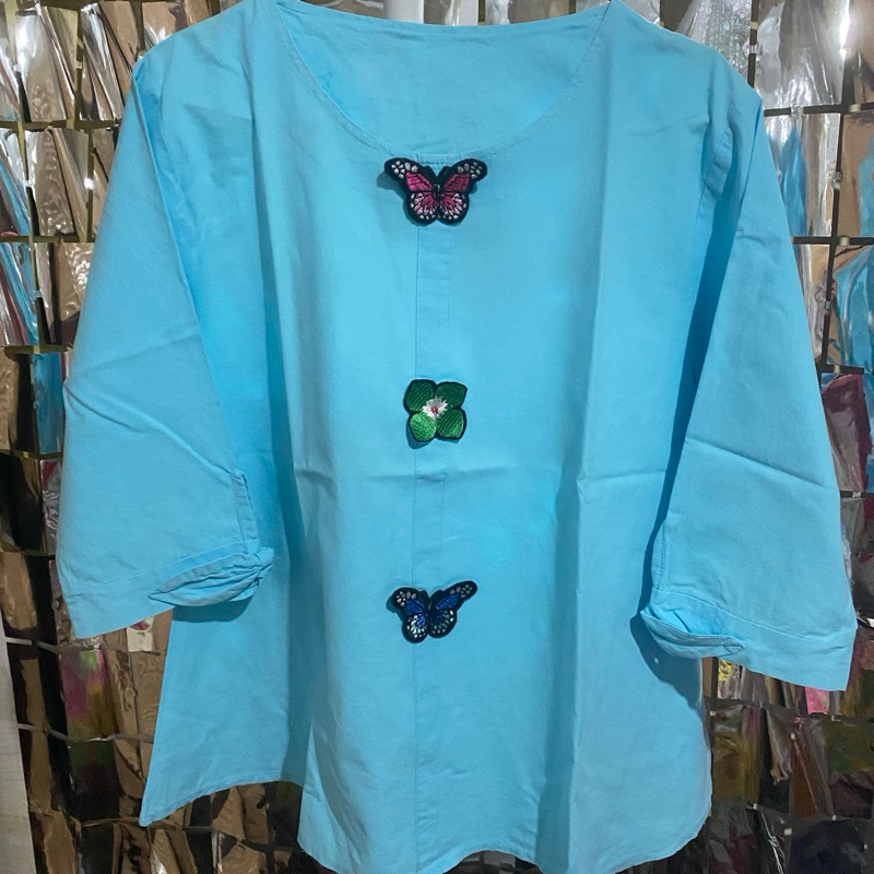 PRELOVED! Blouse Kupu-Kupu