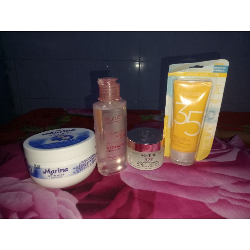 Skintific,Wardah,marina