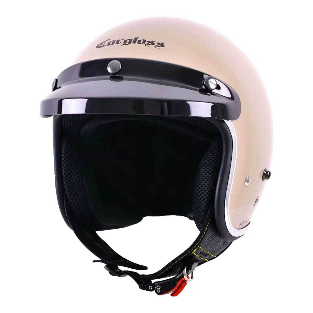 Cargloss CFM 2 Retro Helm Half Face - Mocca