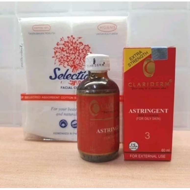 TONER CLARIDERM MURAH + KAPAS