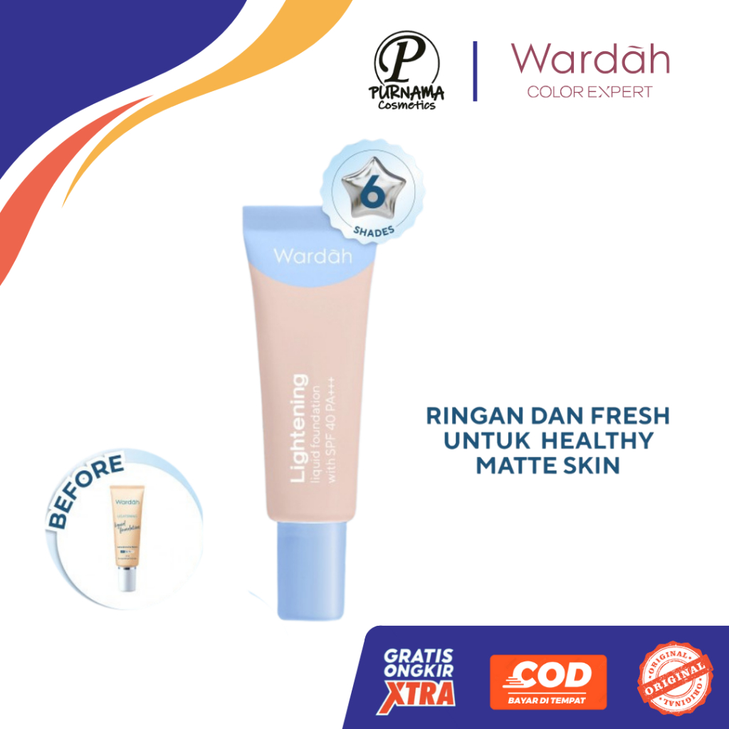 Wardah Lightening Liquid Foundation 25ml