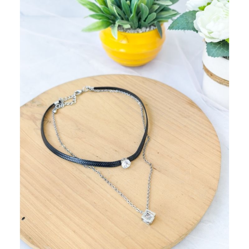 Kalung coker tali layer