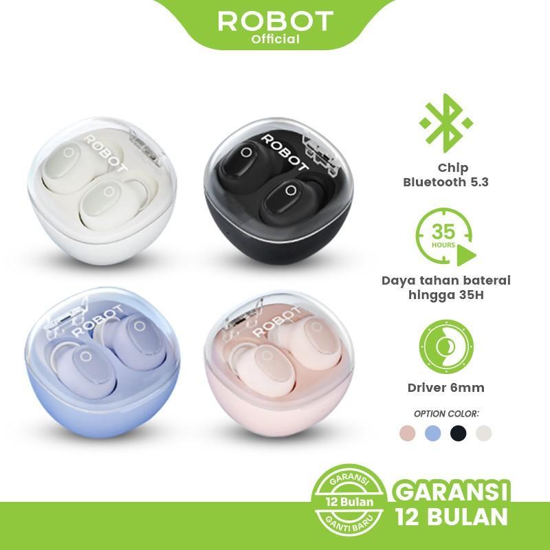 ROBOT TWS Wireless Earphone Flybuds T22 Bluetooth 5.3 True Wireless