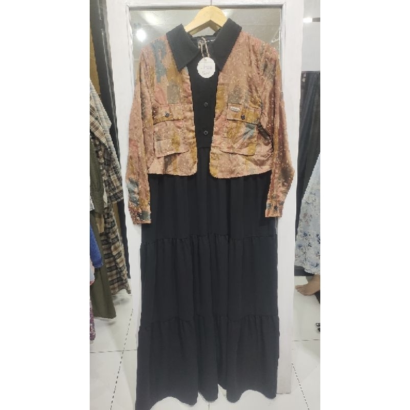gamis cardigan