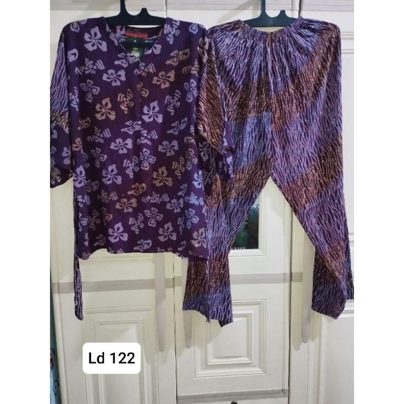 setelan jumbo batik cap ld 122