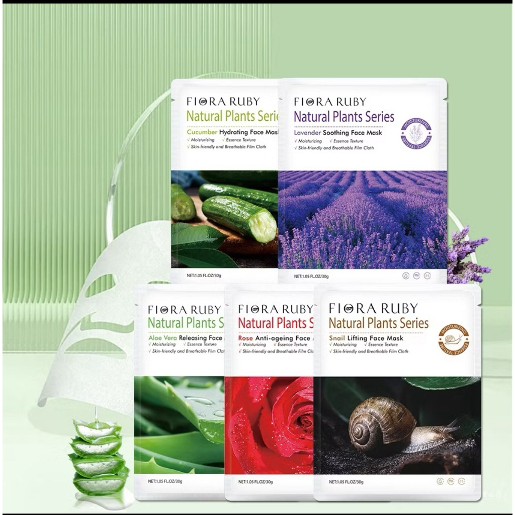MASKER BOTANICAL FLORA RUBY✅