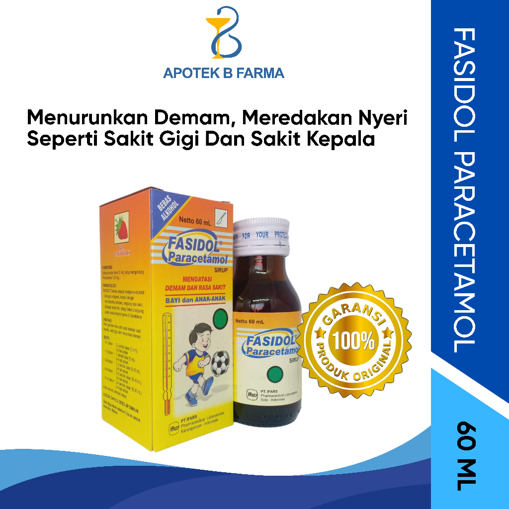 Fasidol Syrup 60 Ml Botol
