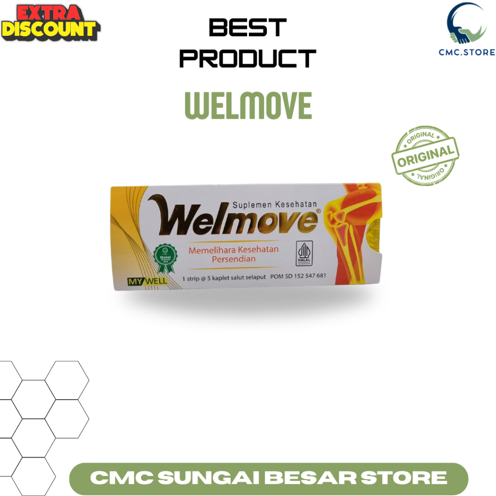 Suplemen Kesehatan Welmove Isi 5 Kaplet
