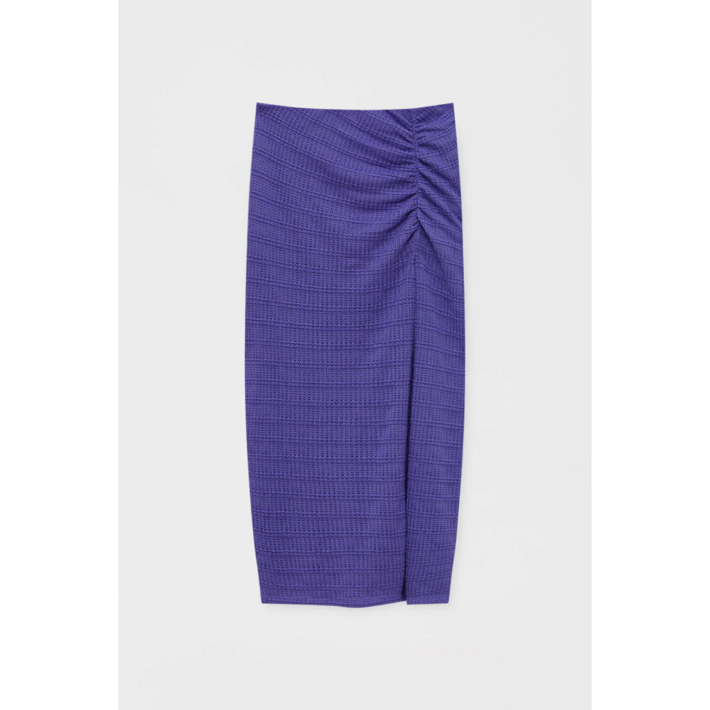 PULL & BEAR TWEED MIDI SKIRT