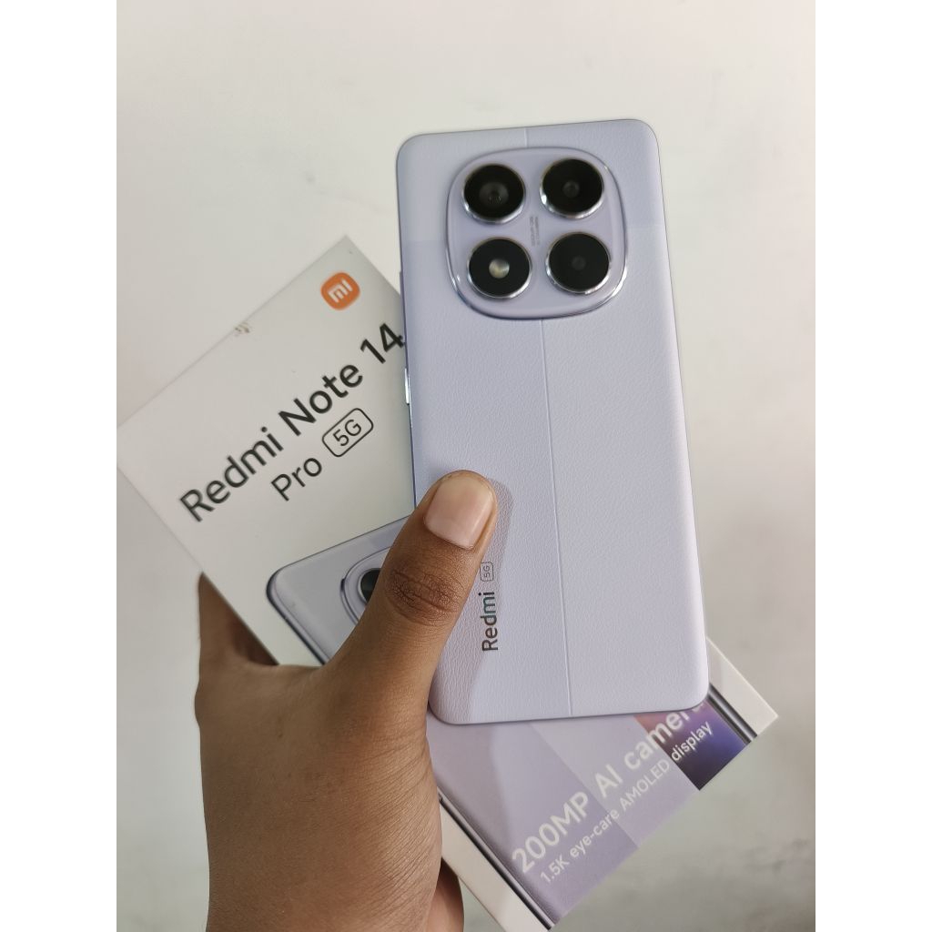 redmi note 14 pro 5g 8/256 second lengkap mulus