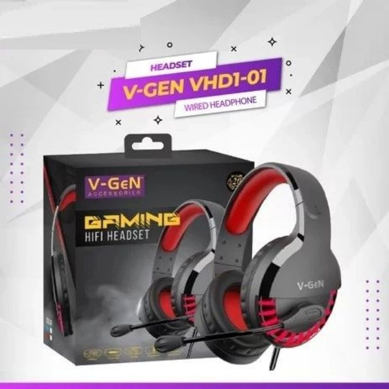 Headset Gaming V-Gen VHD1-01