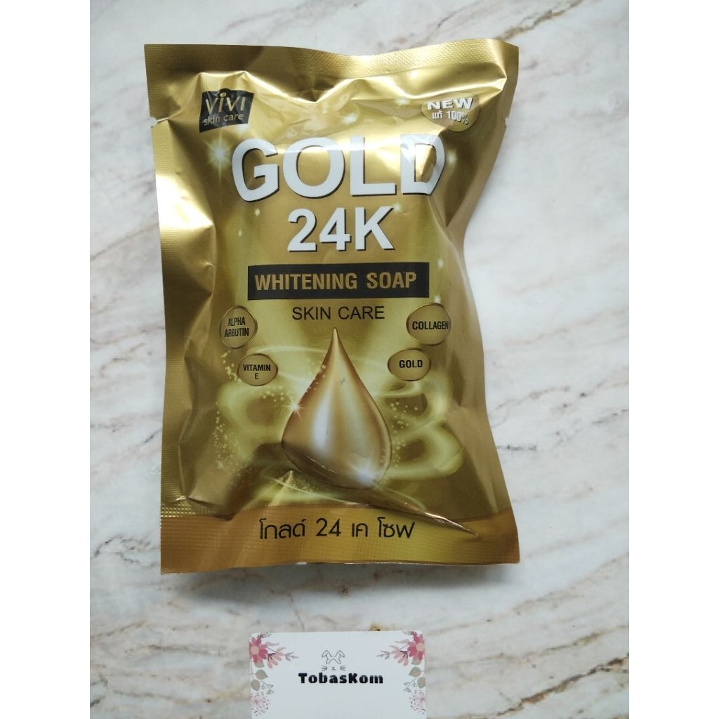 Gold 24K whitening soap