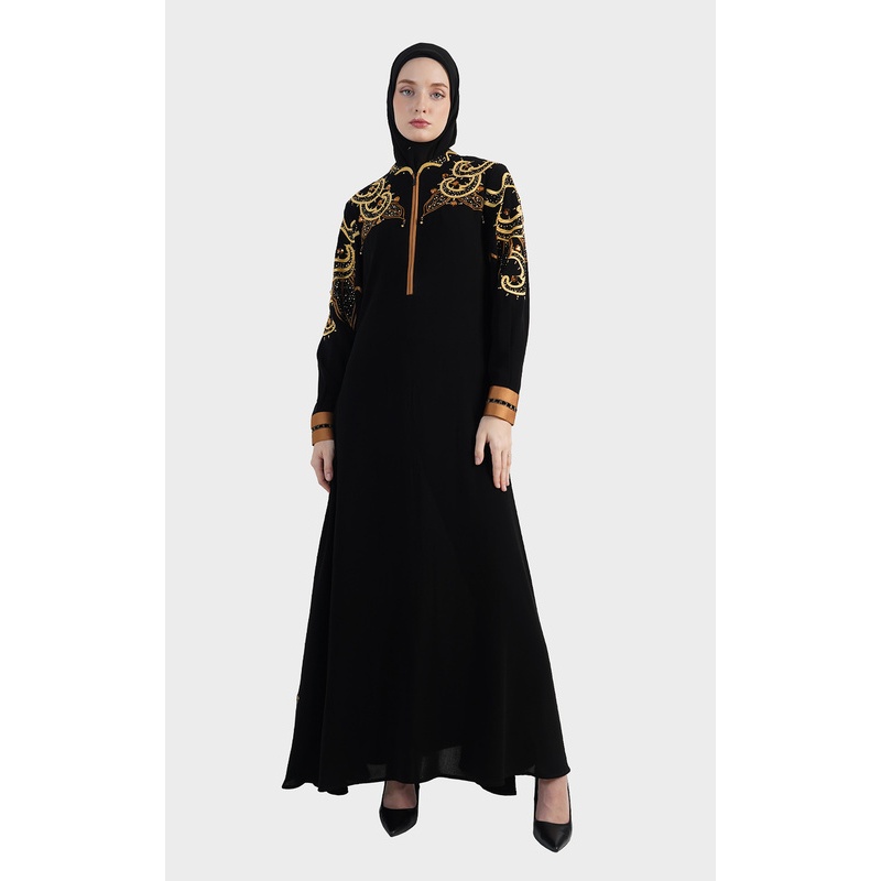 HIKMAT - A1853 Black / Gamis