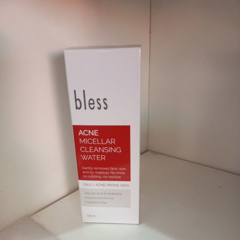 bless acne micellar cleansing water
