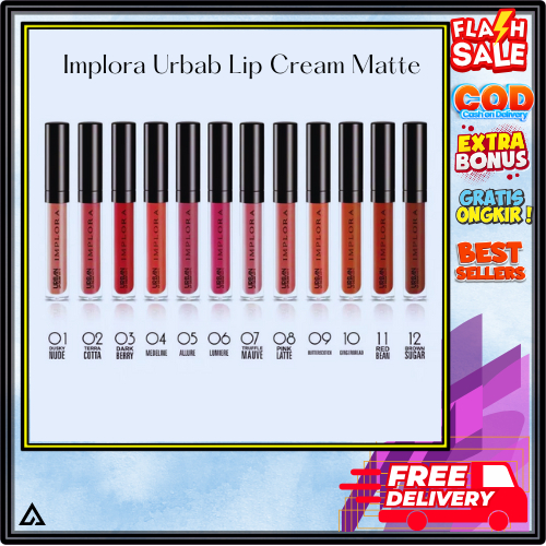 (READY)  Implora Urbab Lip Cream Matte