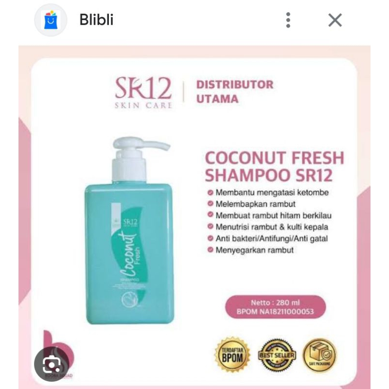 shampoo sr12
