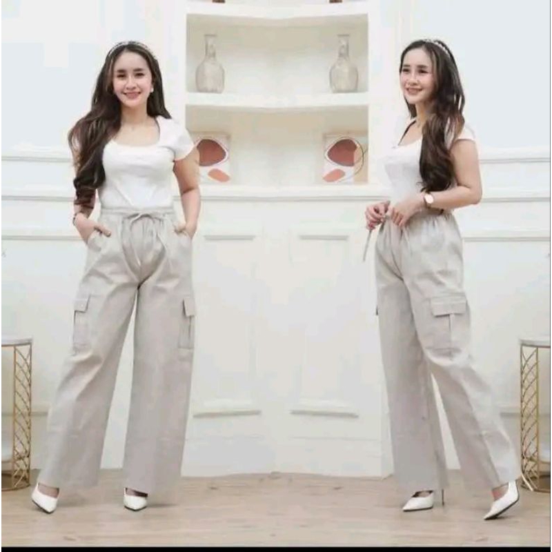 Celana cargo Wanita