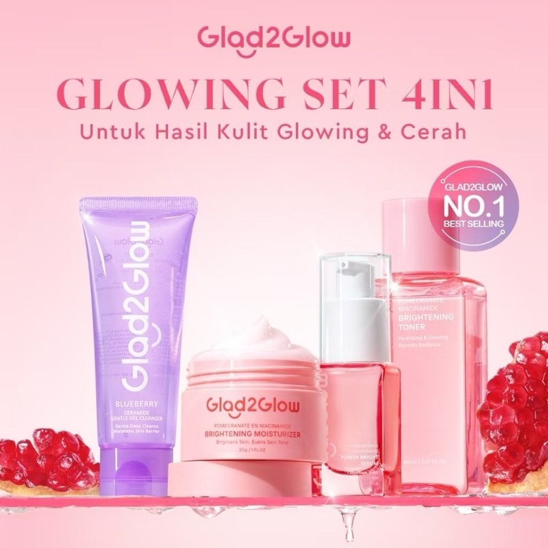 Glad2Glow Glowing Set 4in