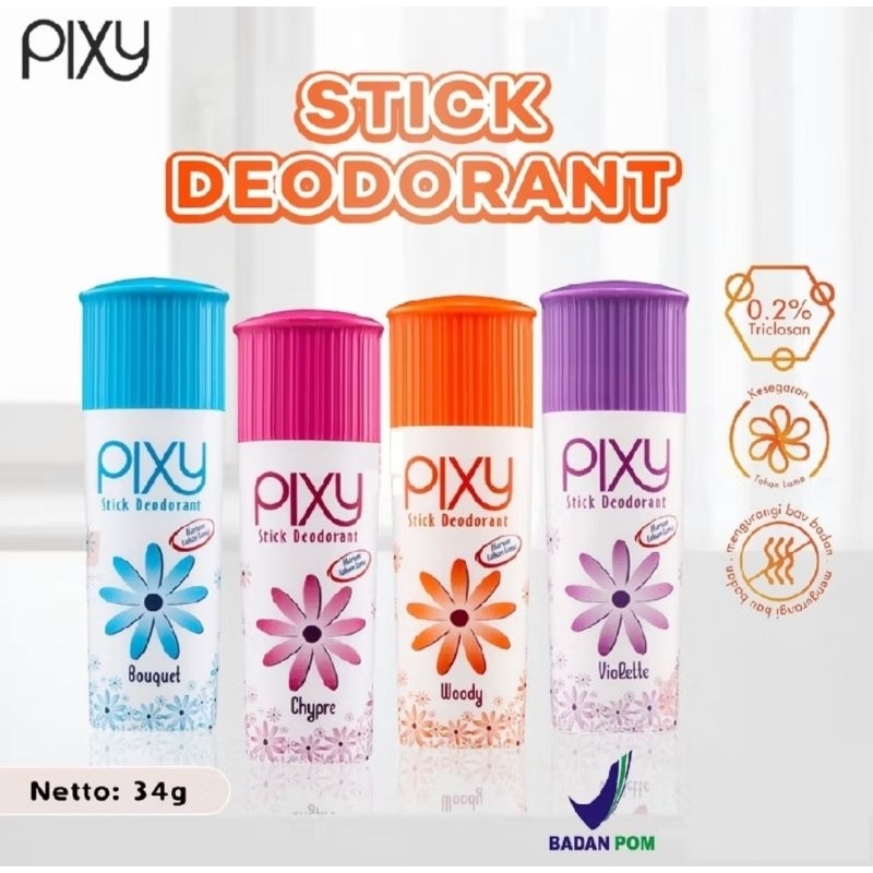 Pixy Deodorant Stick 34gr