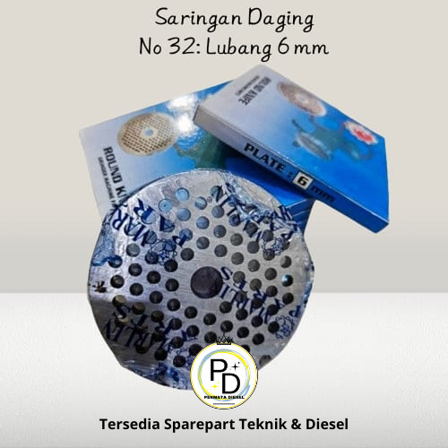 Saringan daging no 32 6mm